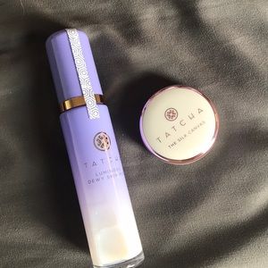Tatcha dewy skin mist & Tatcha silk canvas primer